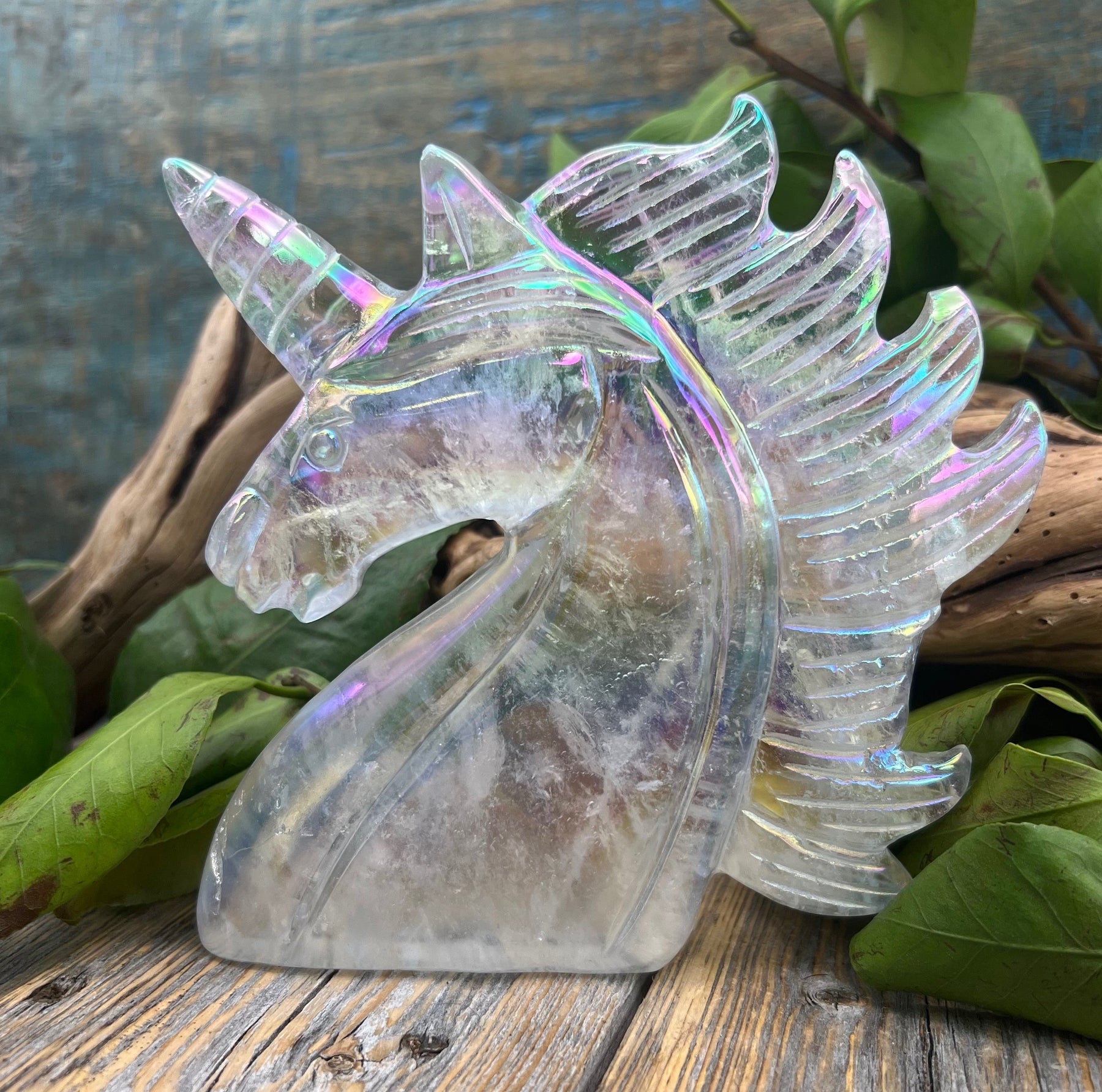 Angel Aura Quartz unicorn