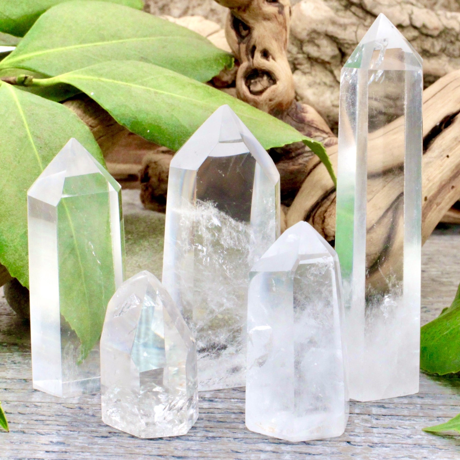 Quartz Crystal towers