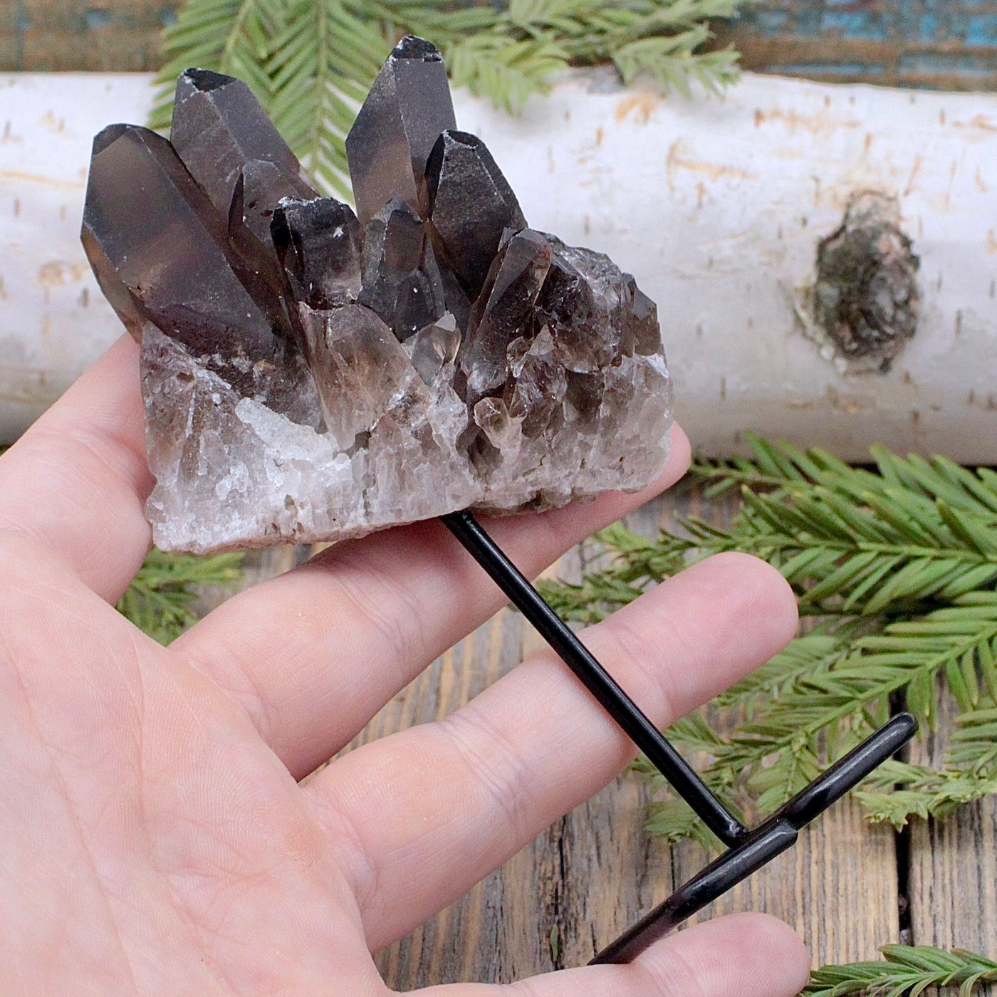 Smoky Quartz Mini Pin