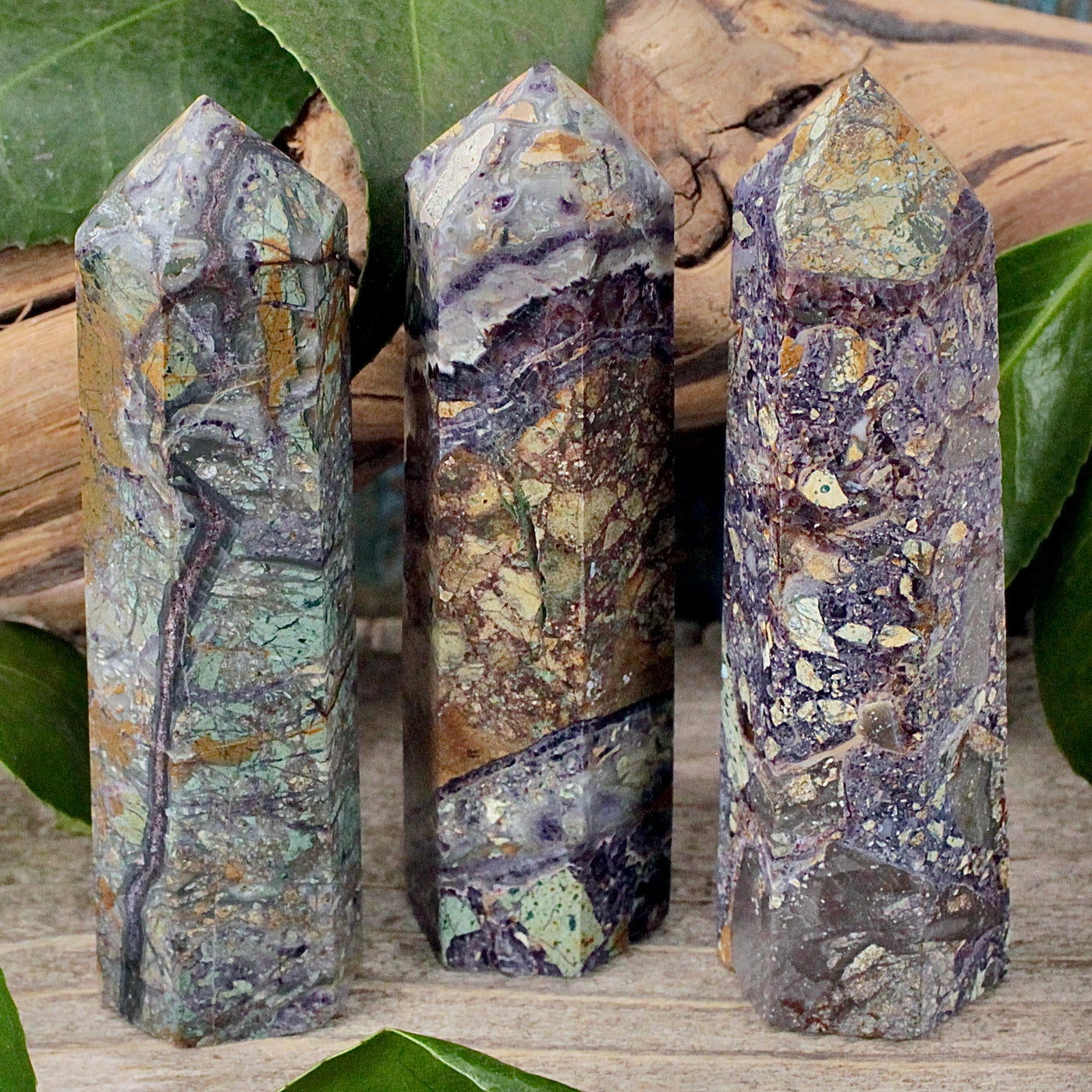 Brecciated Fluorite Tower