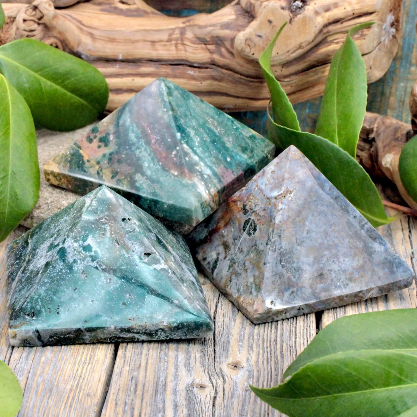 Ocean Jasper Pyramid