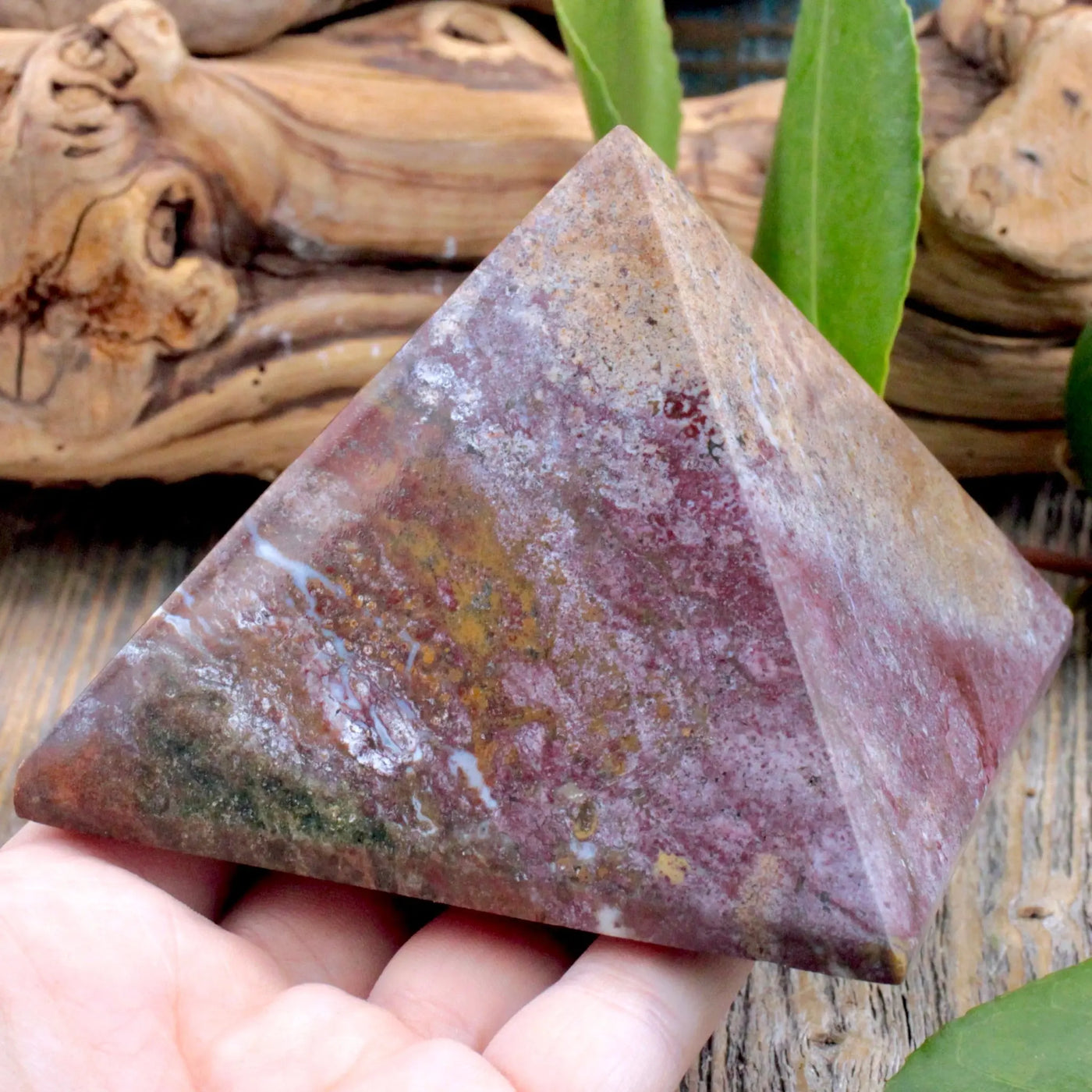 Ocean Jasper Pyramid