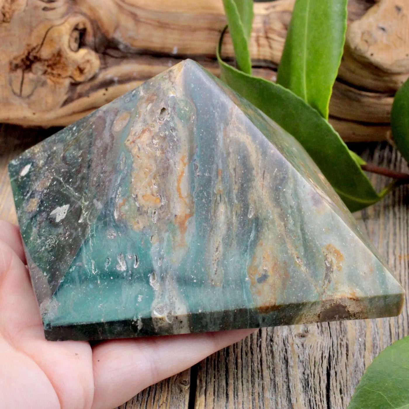 Ocean Jasper Pyramid