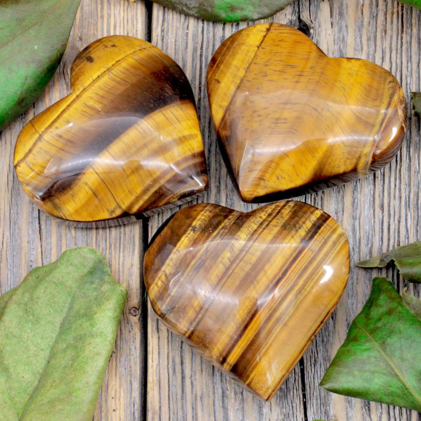 Tiger's Eye Heart