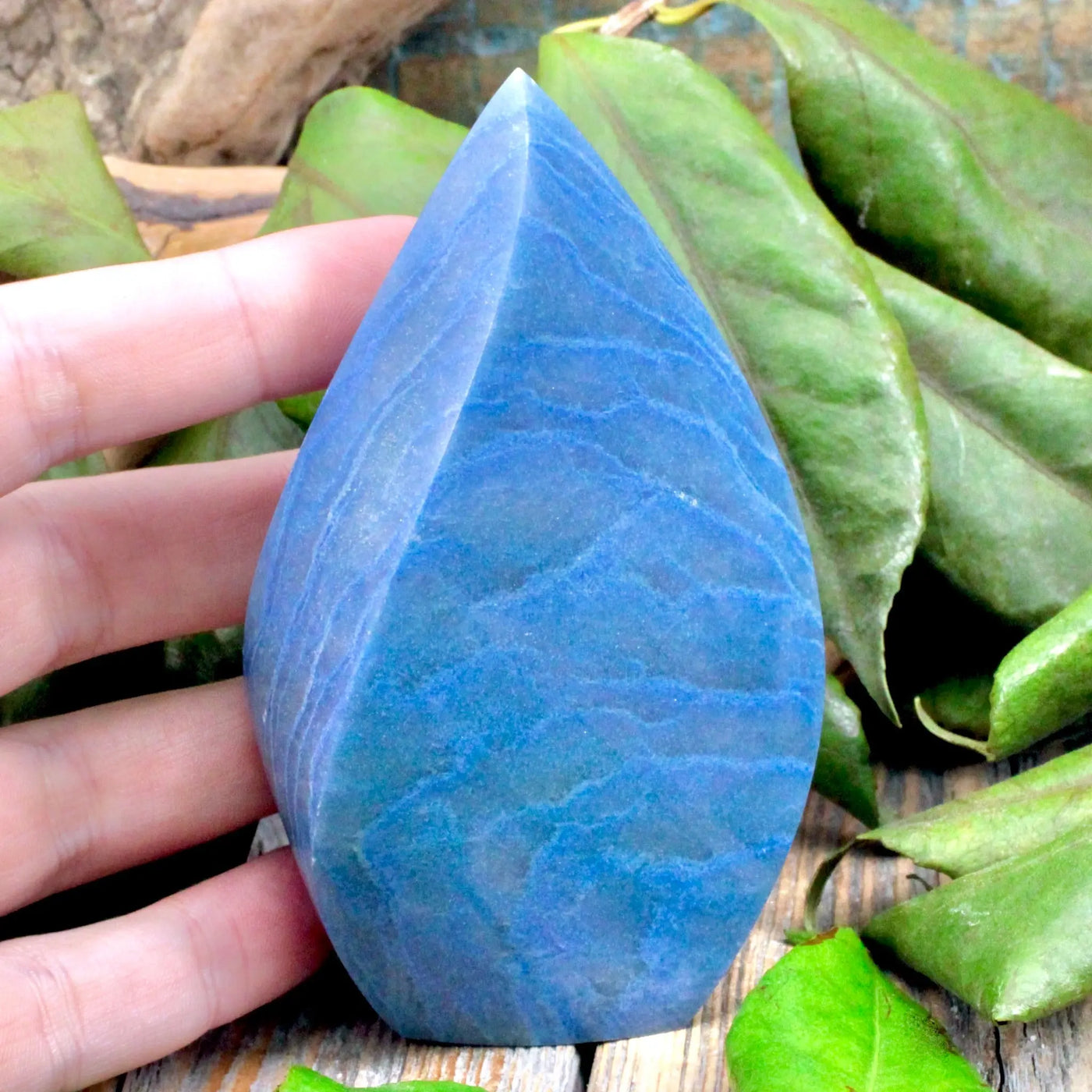 Blue Quartz Flame