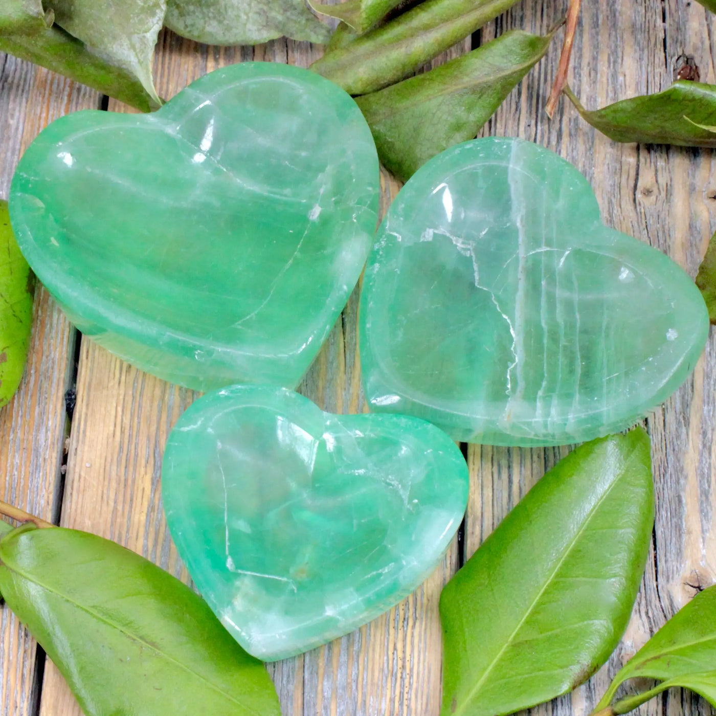 Green Fluorite Heart Bowl