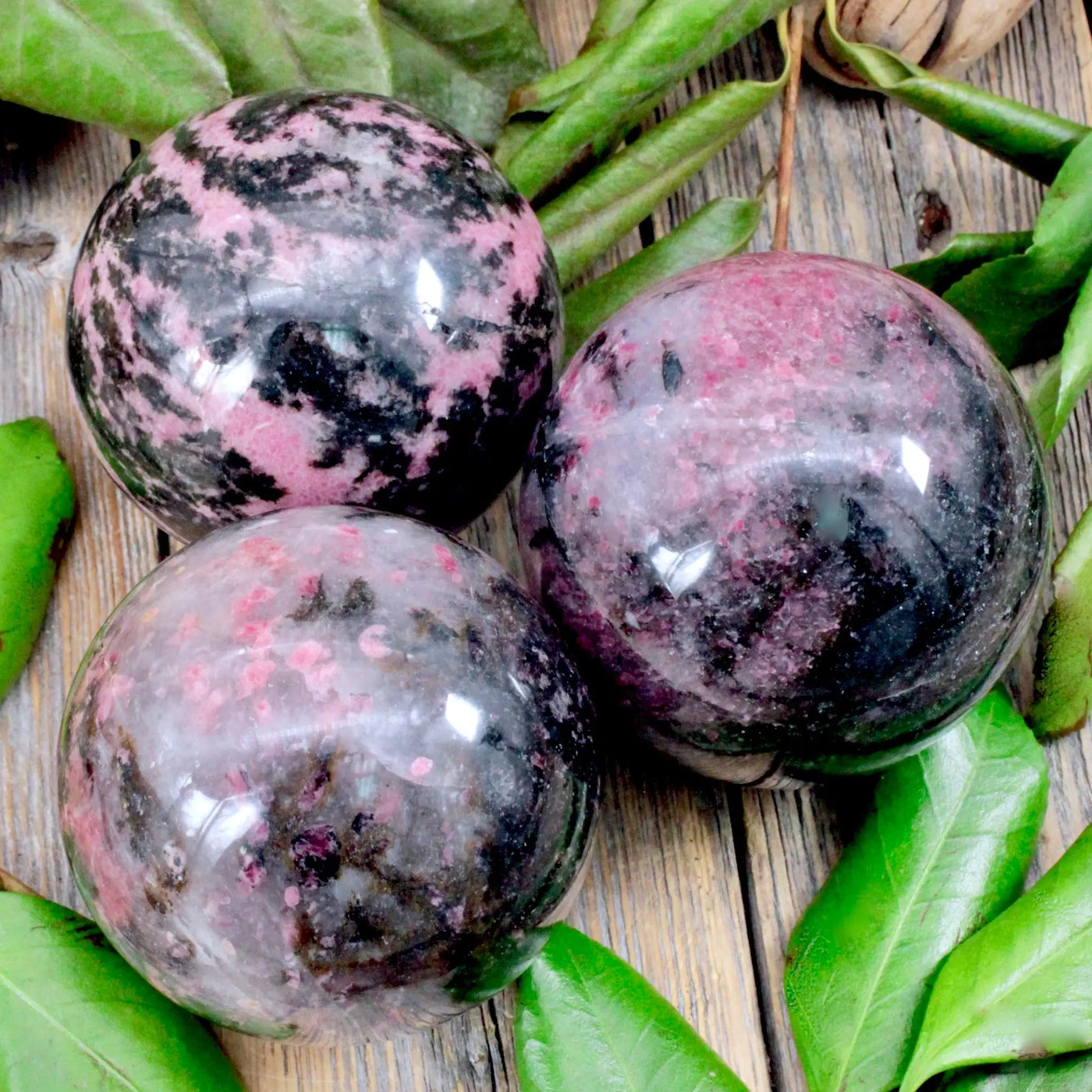 Rhodonite Sphere