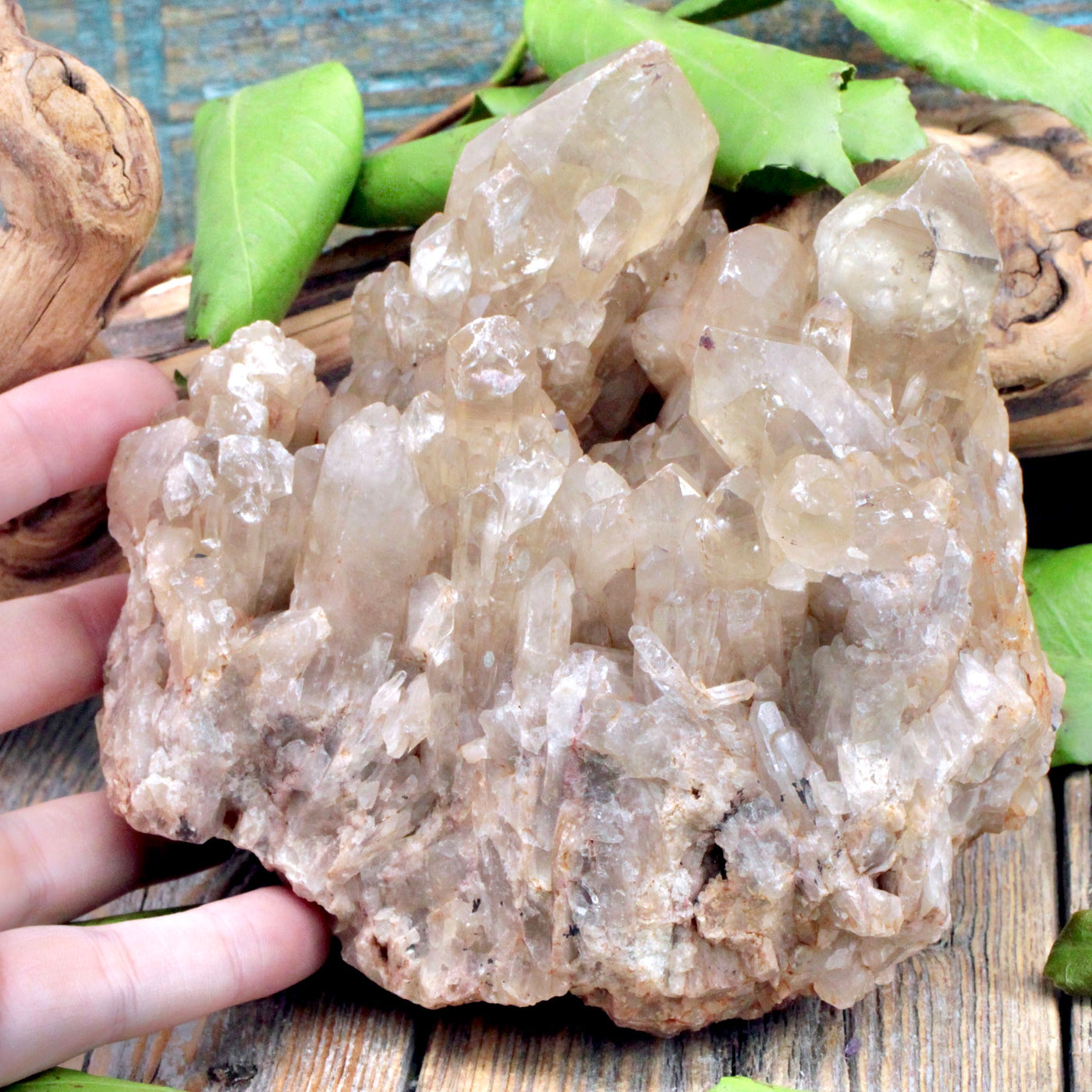 Congo Kundalini Citrine Cluster