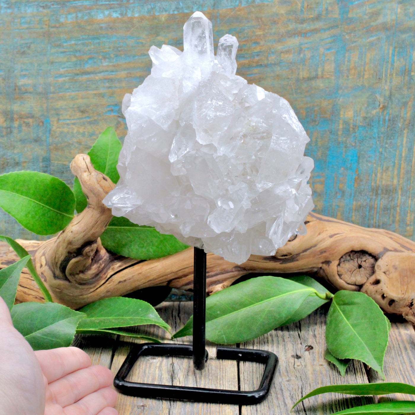 Quartz Cluster Pin