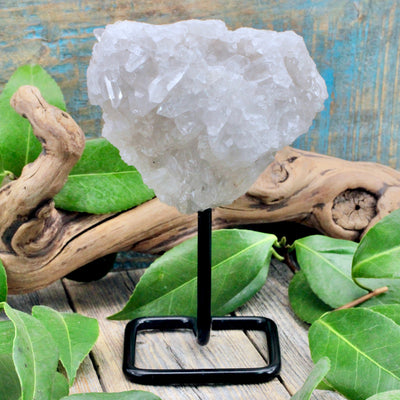 Lemurian Quartz Cluster Pin