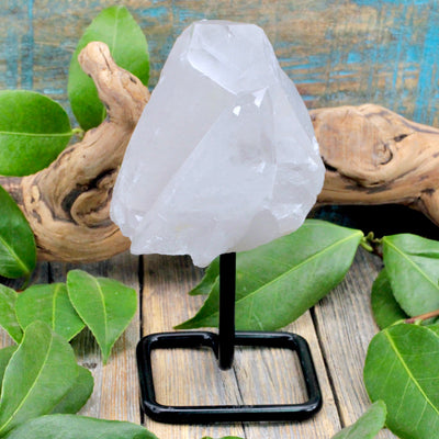 Lemurian Quartz Cluster Pin