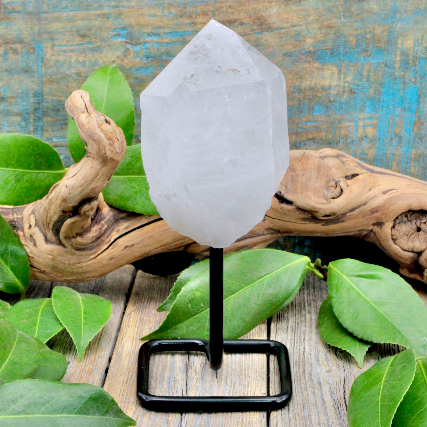 Lemurian Quartz Cluster Pin