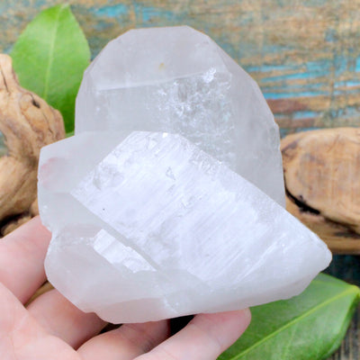 Lemurian Quartz Cluster Pin