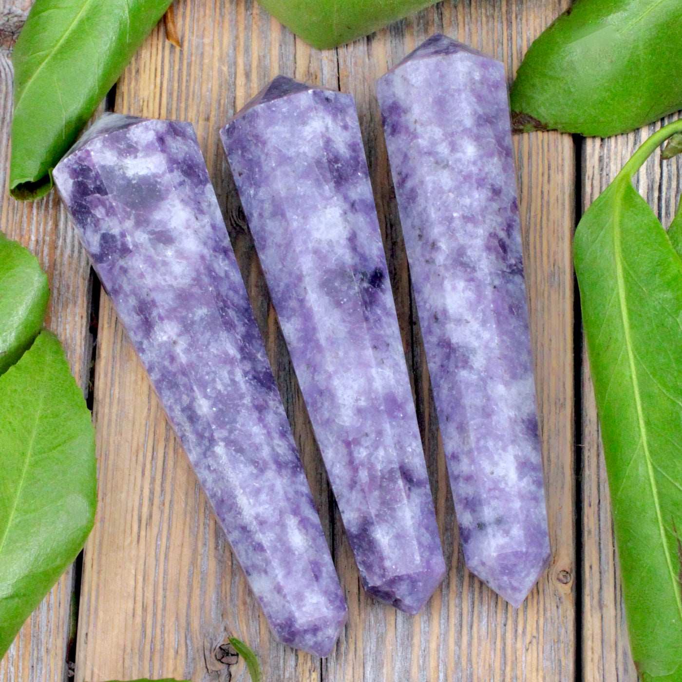 Lepidolite Double Terminated Wand