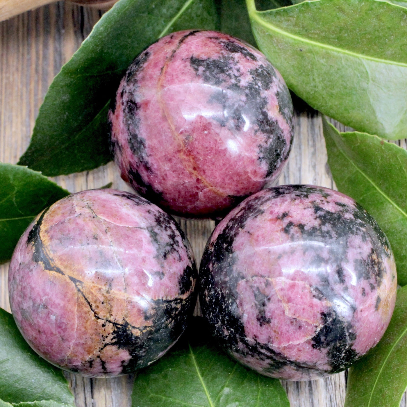 Rhodonite Sphere - Medium