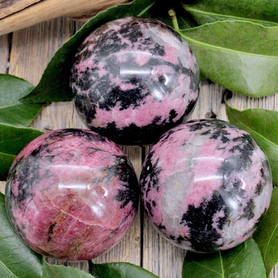 Rhodonite Sphere - Medium