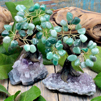 Green Aventurine Gem Tree