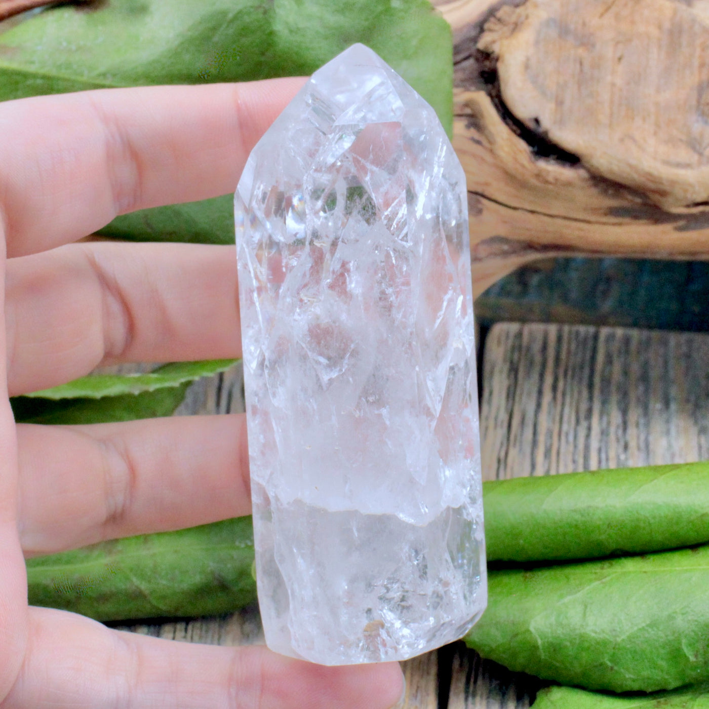 Crackle Quartz Tower