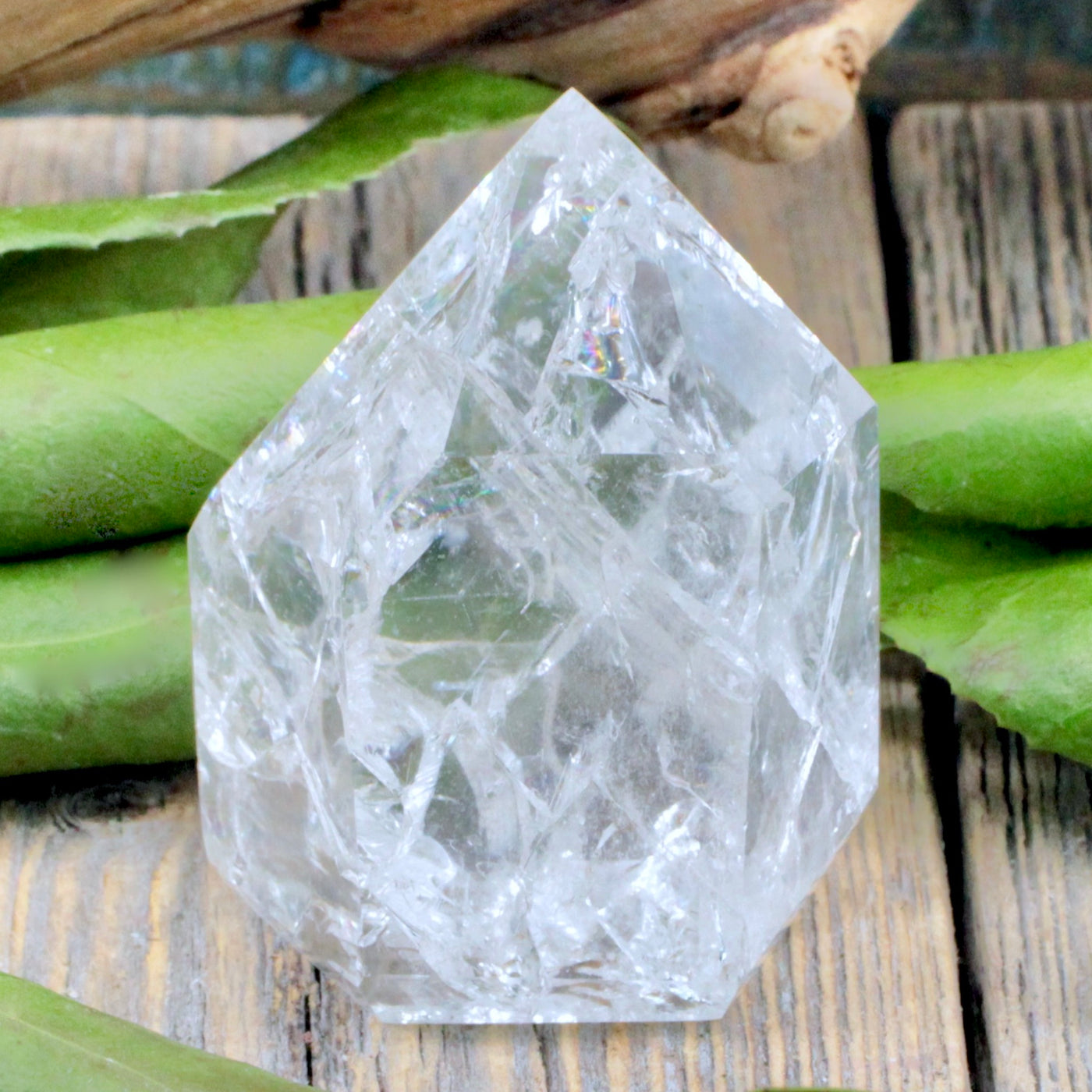 Crackle Quartz Tower