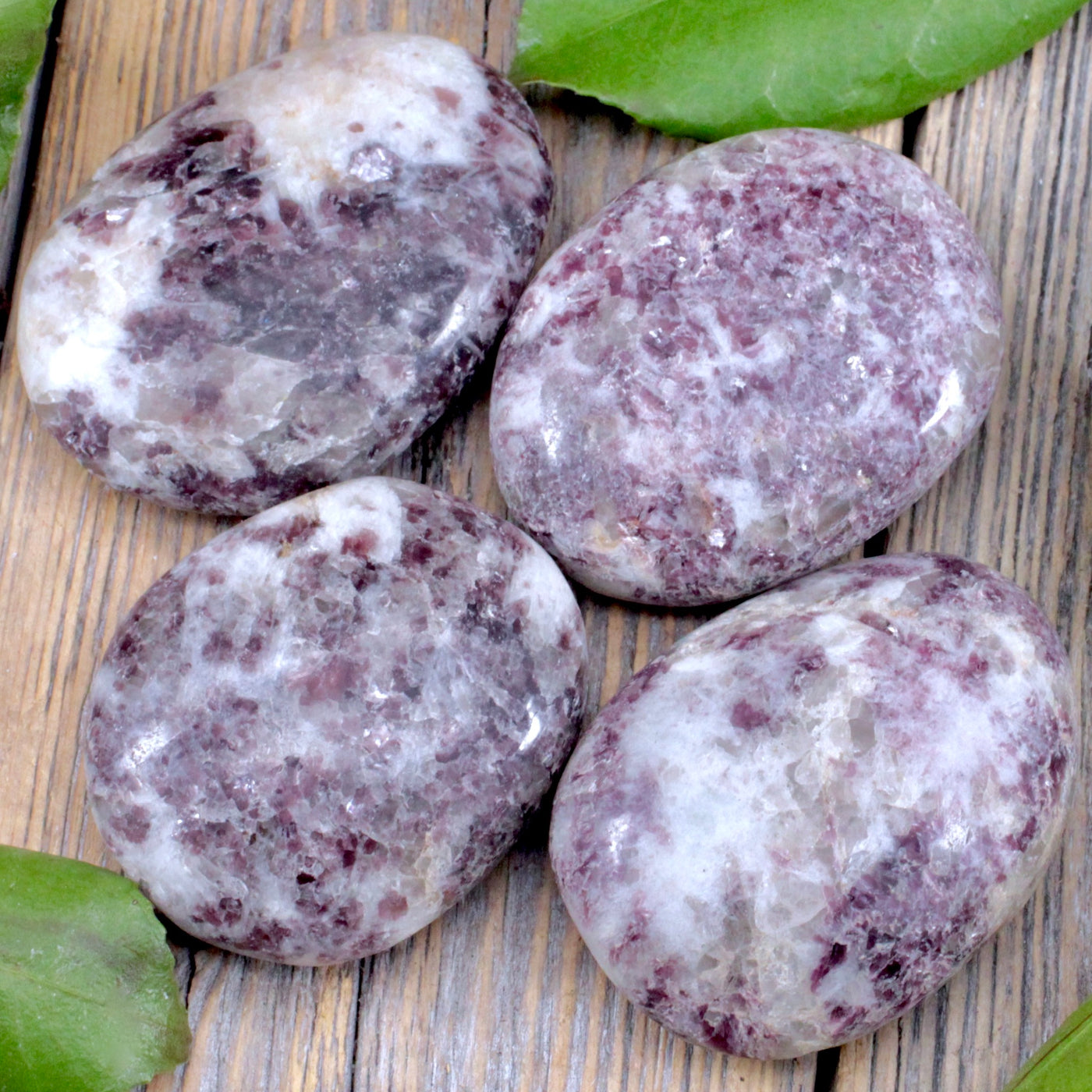 Lepidolite Palm Stone