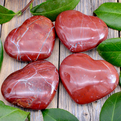 Red Jasper Heart