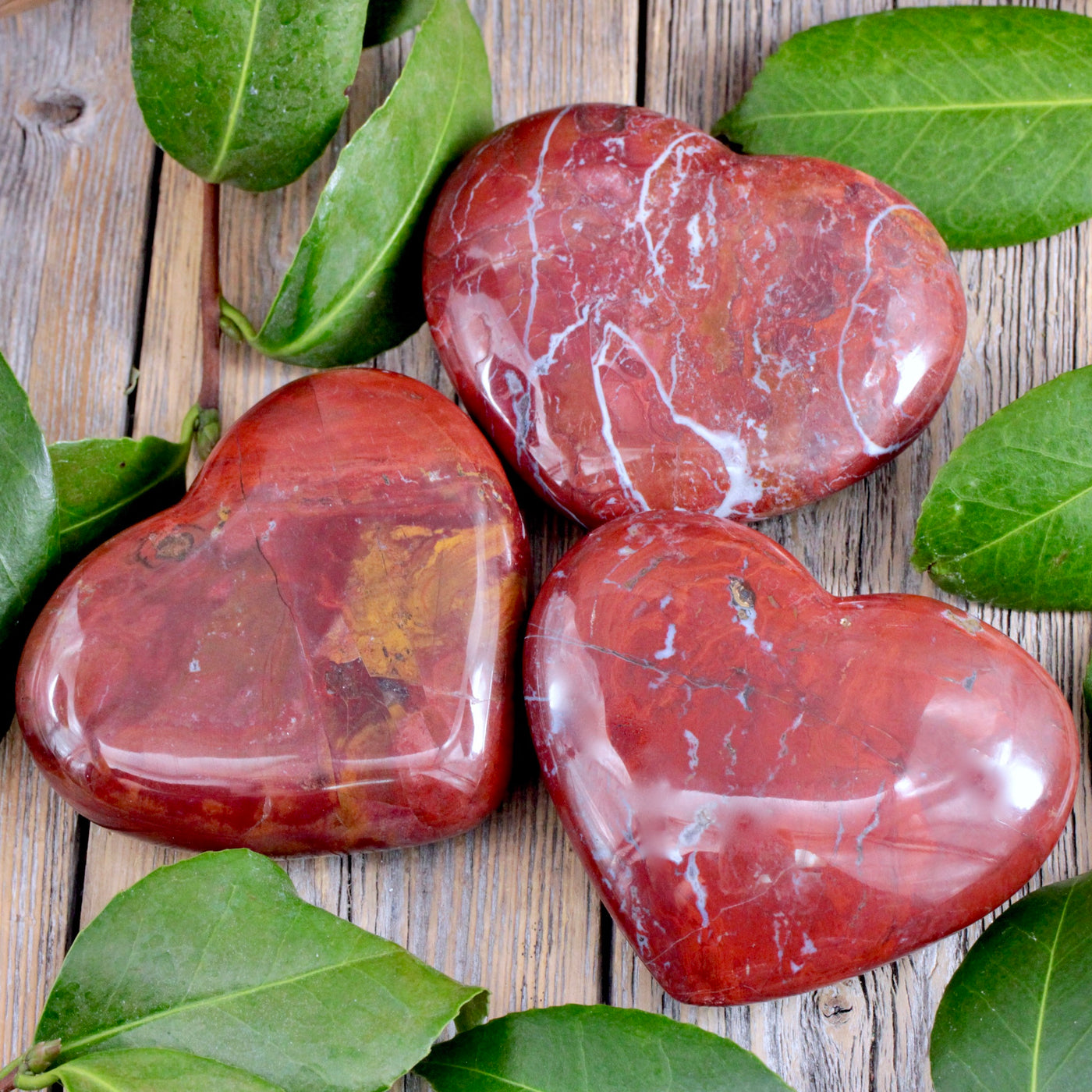 Red Jasper Heart