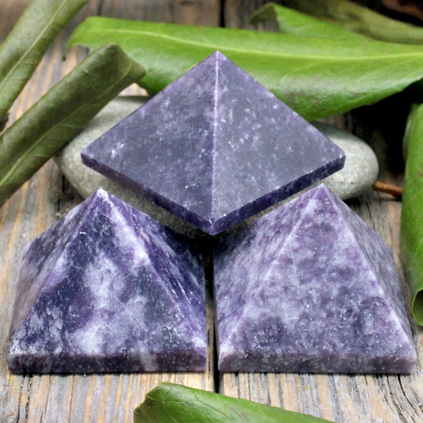 Lepidolite Pyramid