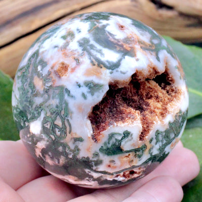 Moss Agate Sphere