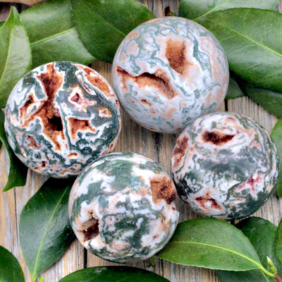 Moss Agate Sphere