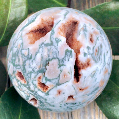 Moss Agate Sphere