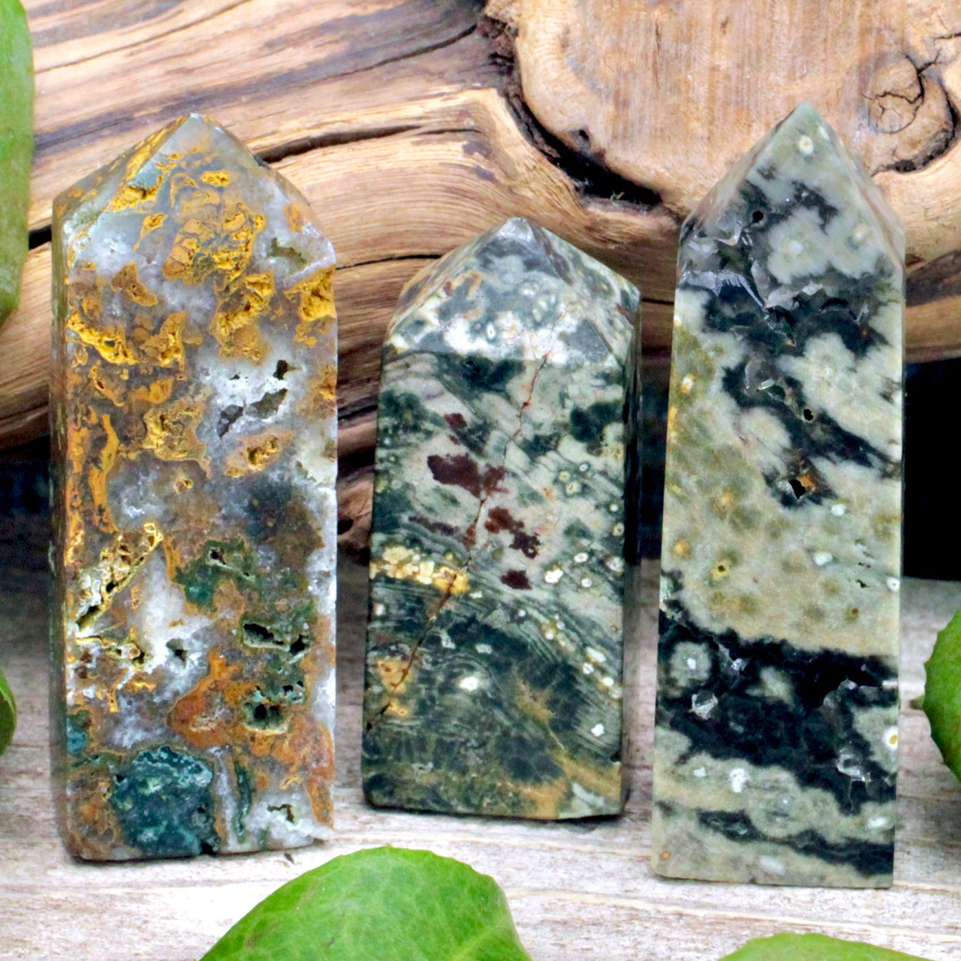 Ocean Jasper Obelisk