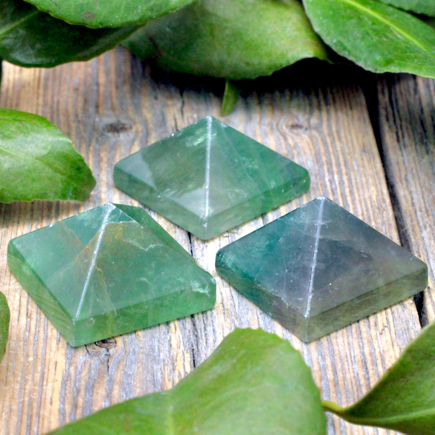 Green Fluorite Pyramid