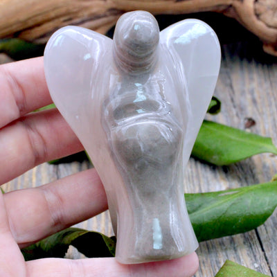 Grey Calcite Angel