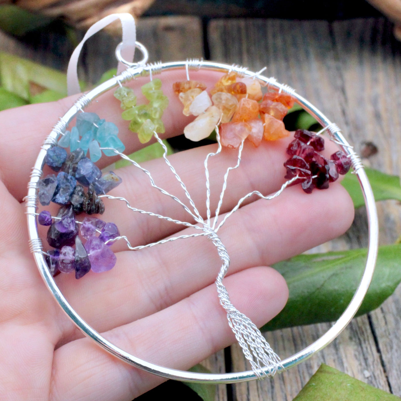 Chakra Tree of Life Ornament