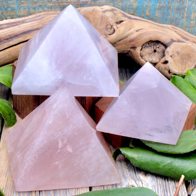 Rose Quartz Pyramid