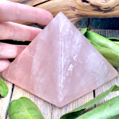 Rose Quartz Pyramid