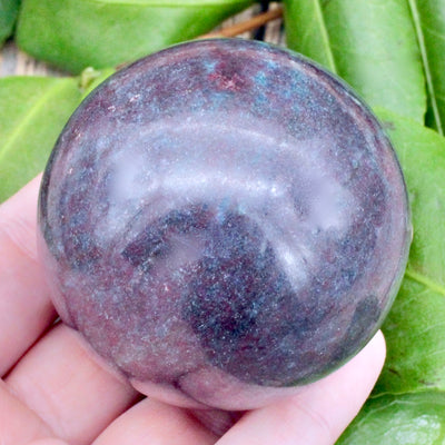 Ruby in Kyanite Sphere