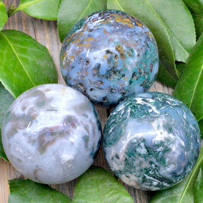 Moss Agate Sphere