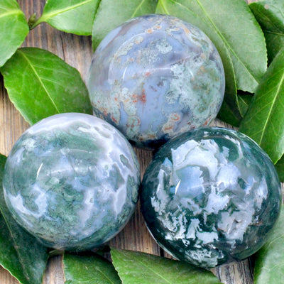 Moss Agate Sphere