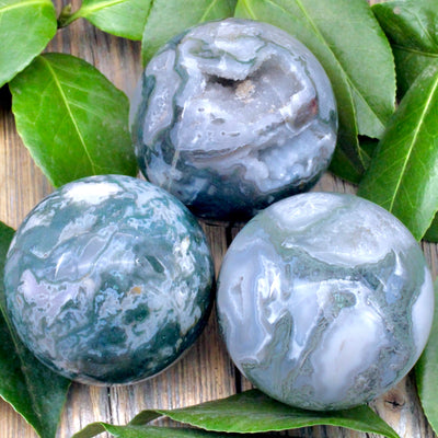 Moss Agate Sphere