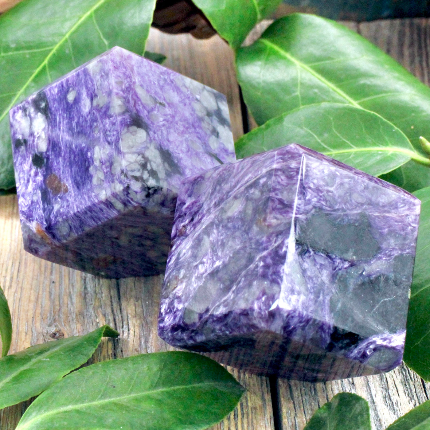 Charoite Cube