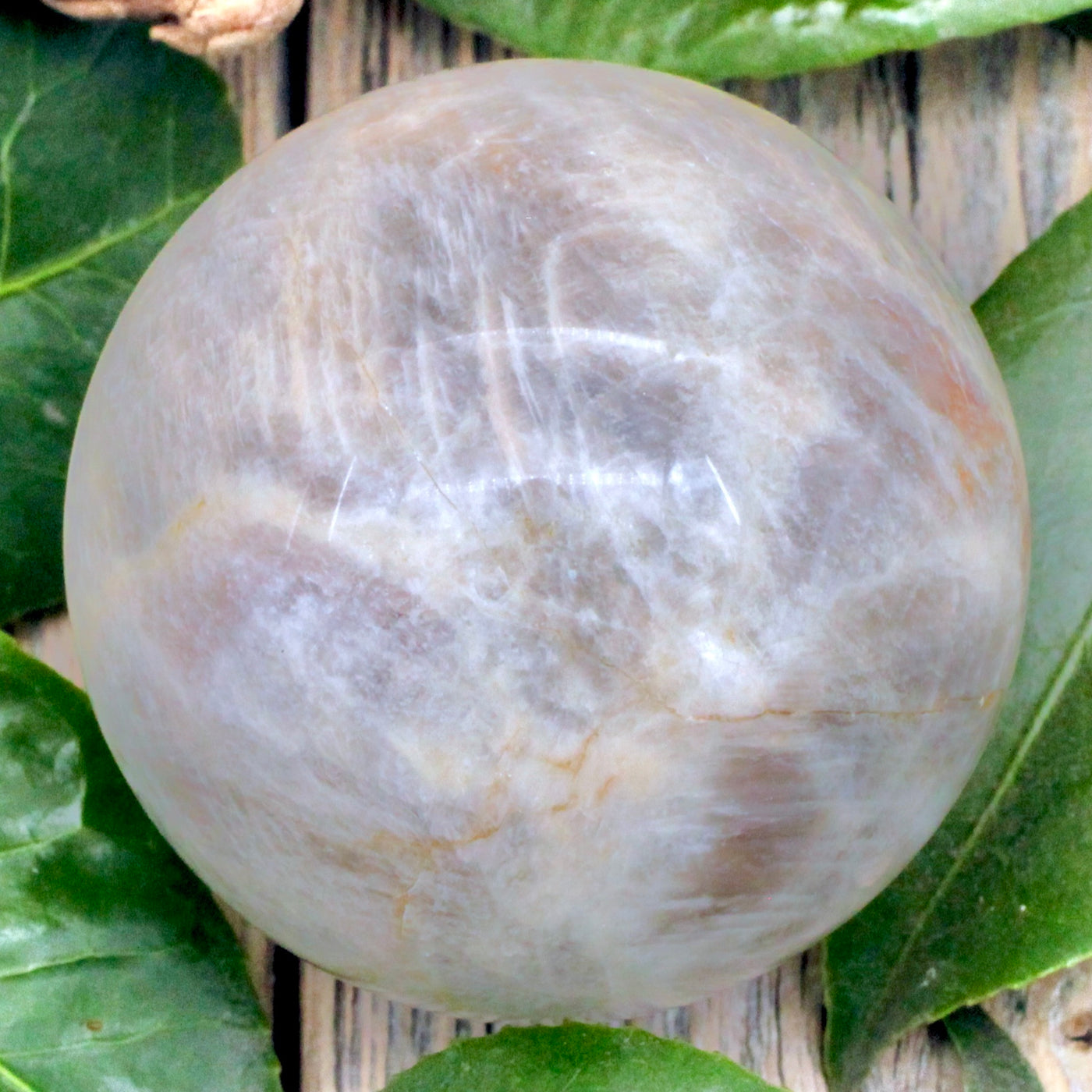 Misty Moonstone Sphere