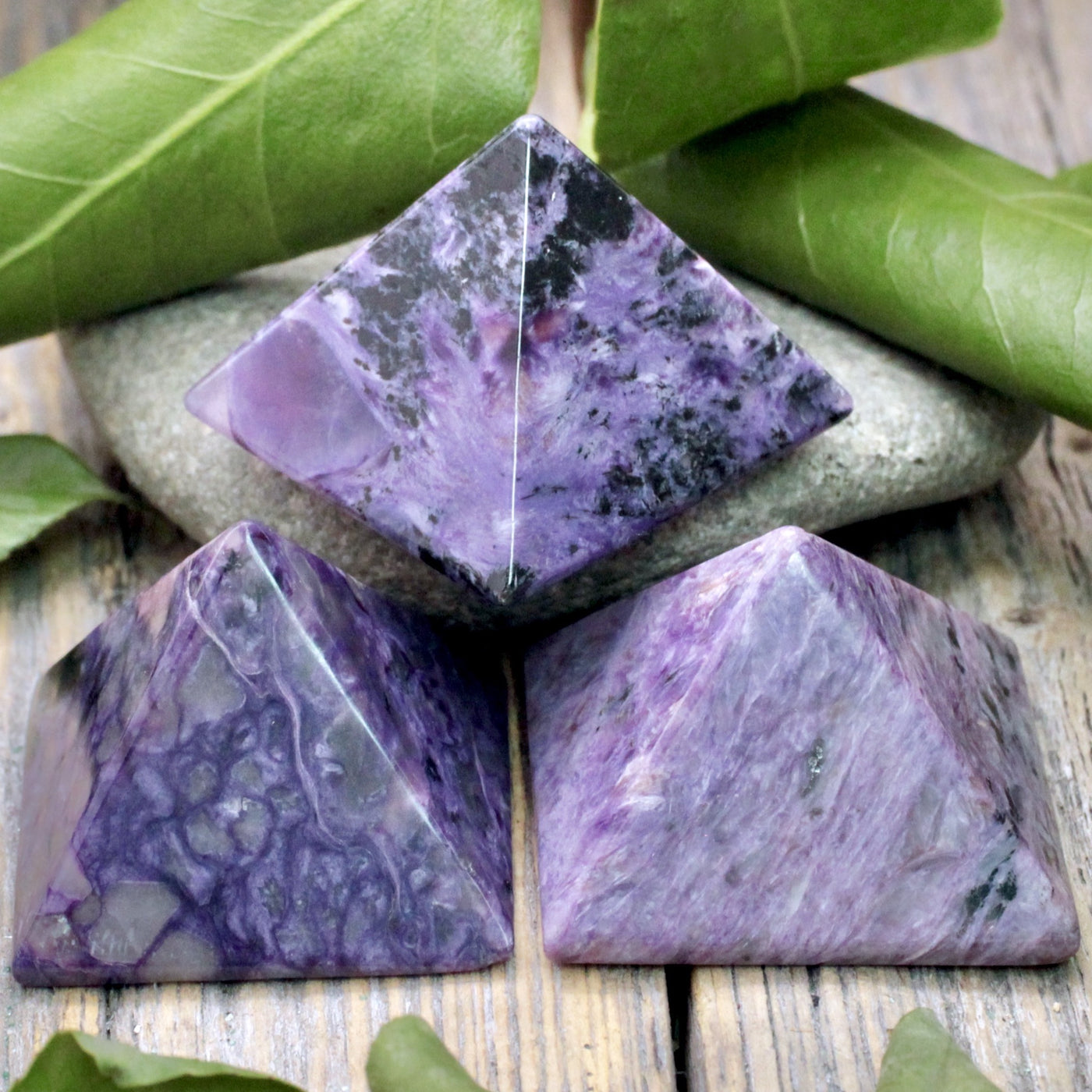 Charoite Pyramid