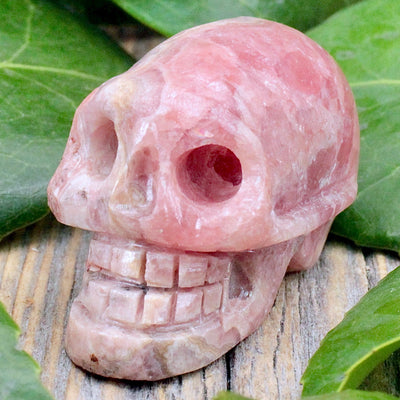 Rhodochrosite Skull