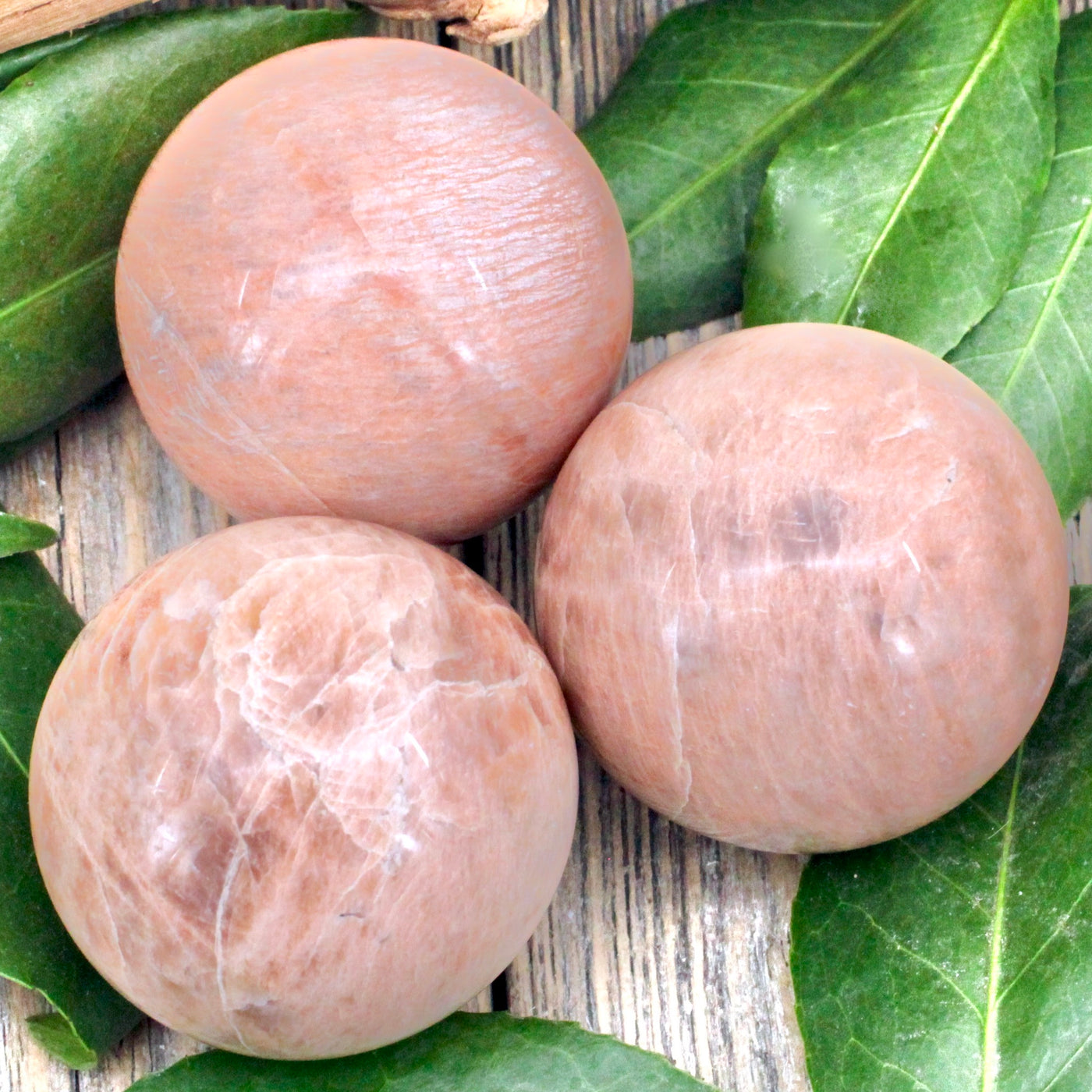 Peach Moonstone Sphere