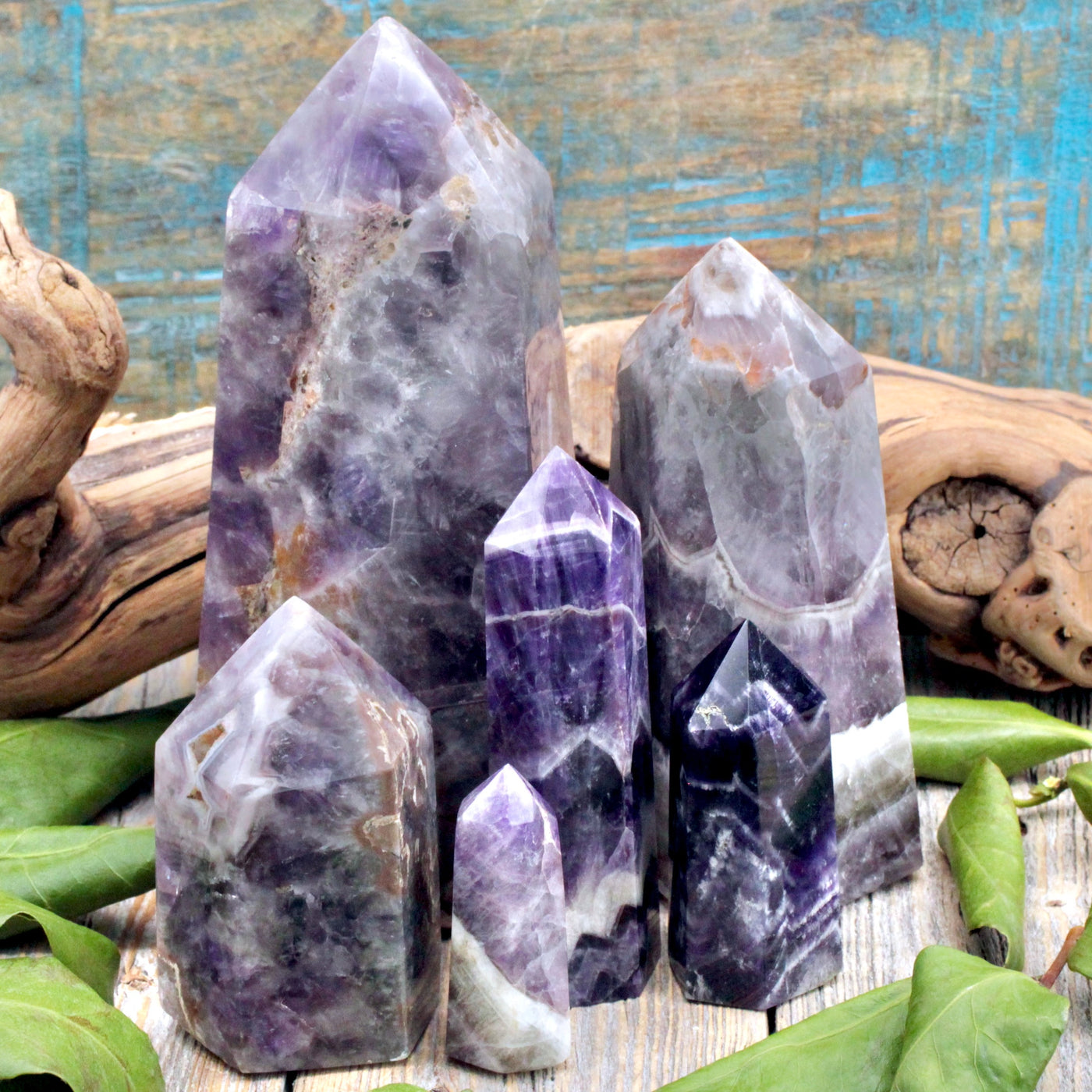 Chevron Amethyst Tower