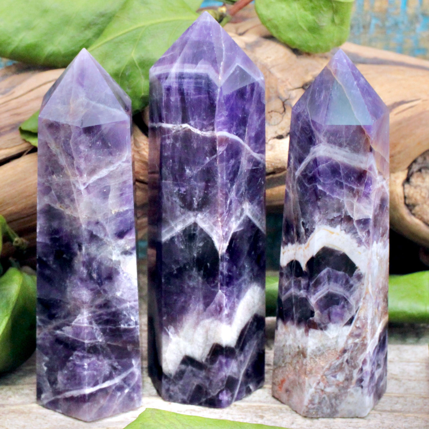 Chevron Amethyst Tower