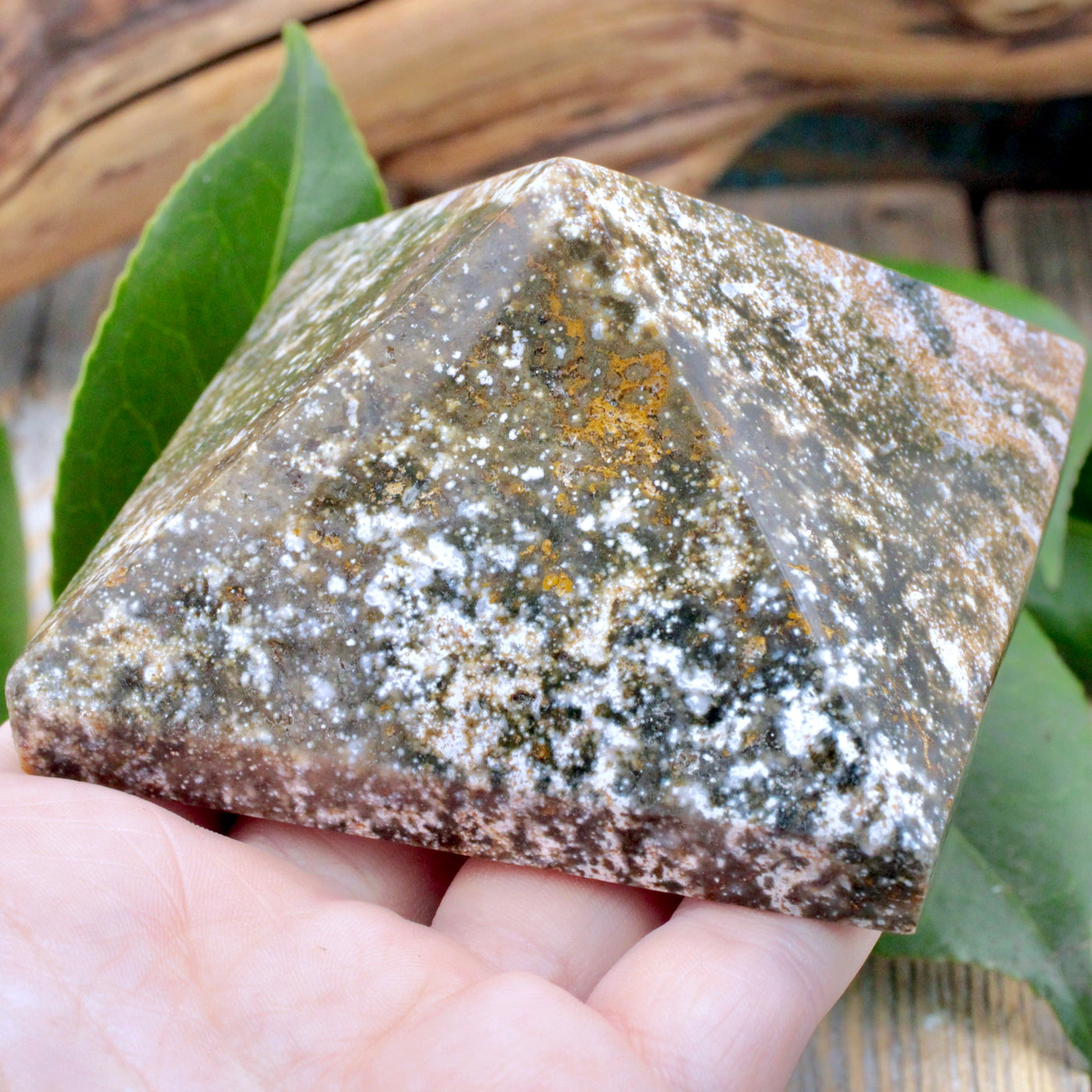 Ocean Jasper Pyramid