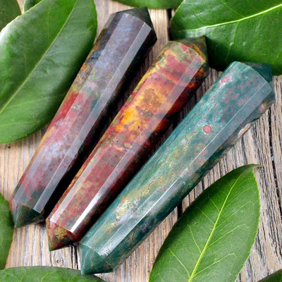 Fancy Jasper Double-Terminated Wand