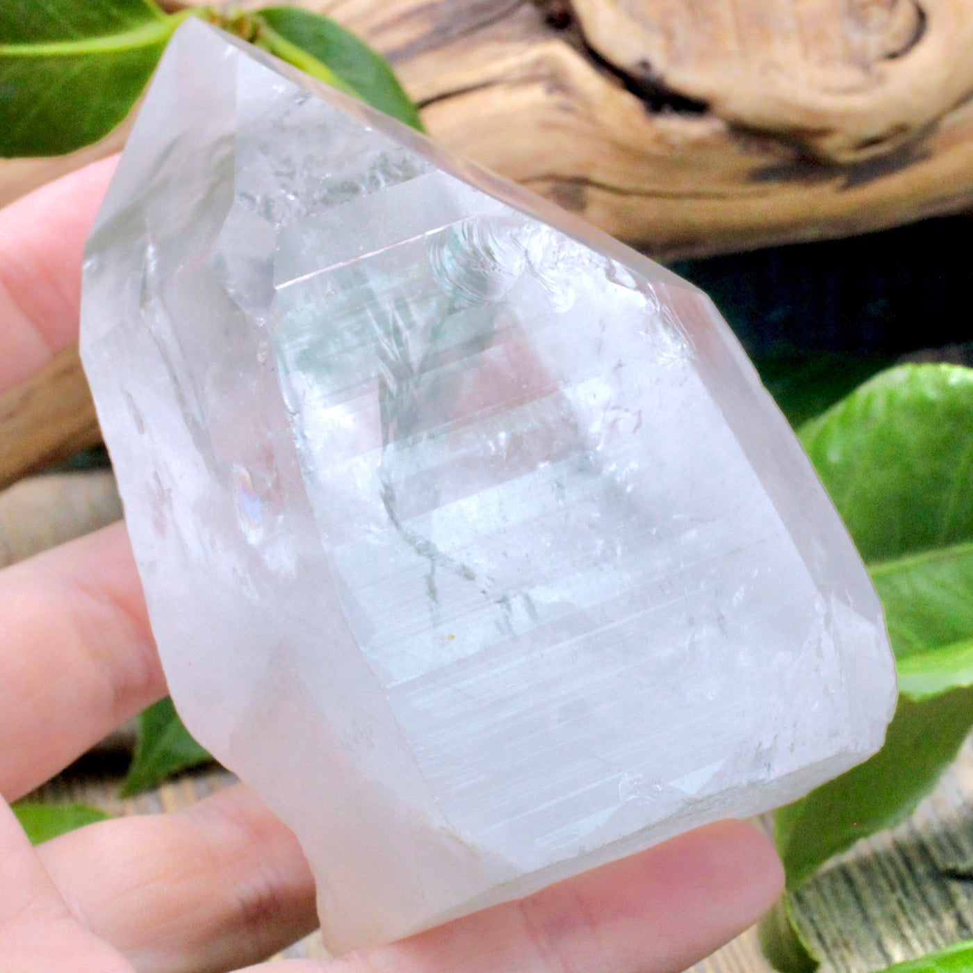 Lemurian Quartz Cut Base